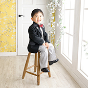 光が丘七五三3歳写真　洋装