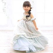 光が丘七五三3歳写真　ドレス