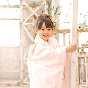 光が丘七五三3歳写真　着物