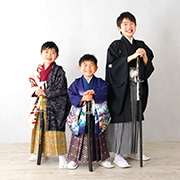 光が丘店　七五三　和装　5歳　兄弟