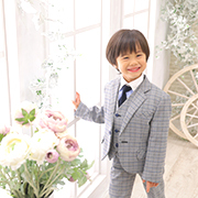 光が丘七五三5歳　スーツ