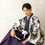 光が丘成人写真　振袖