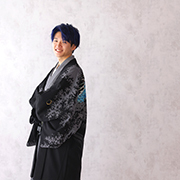 光が丘成人写真　紋付袴