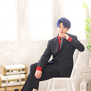光が丘成人写真　洋装　スーツ