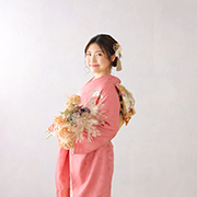 光が丘成人写真　振袖
