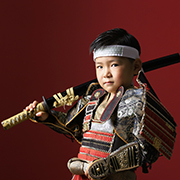田無店　七五三　鎧5歳