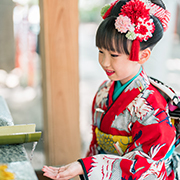 田無七五三7歳写真　ロケ撮影