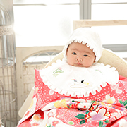 調布お宮参り写真　一つ身　女児
