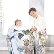 調布お宮参り写真　兄弟