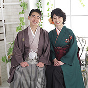 錦糸町店　成人式　羽織袴　兄弟