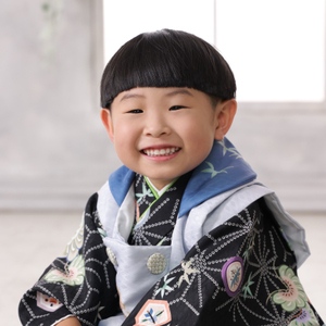 馬込七五三3歳写真　着物　男児