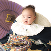 上大岡お宮参り写真　一つ身