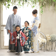 市川店　七五三　7歳　家族
