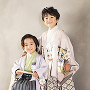 川口店　七五三　着物3歳　兄弟