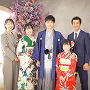 川口店　成人式　家族