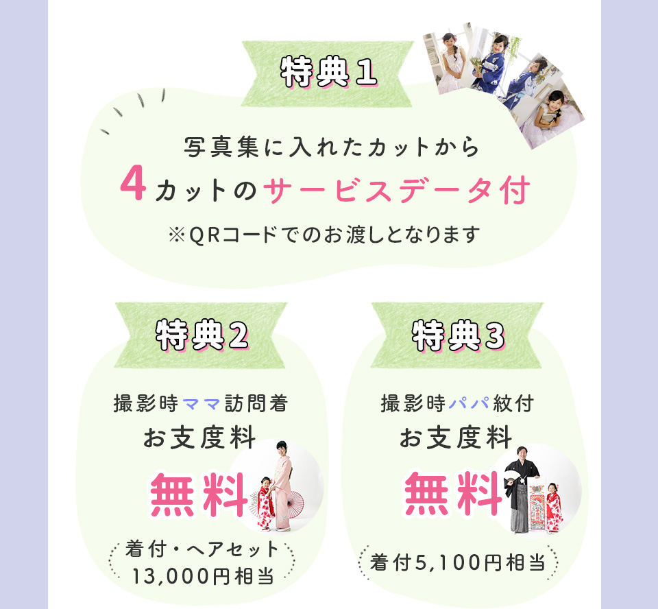 お得な特典